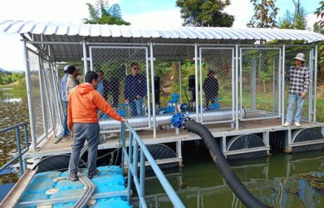 ทุ่นแพ ท่อ HDPE กรมทรัพยากรน้ำ กระทรวงทรัพยากรธรรมชาติ และสิ่งแวดล้อม-9