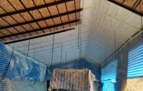 พ่นโฟมใต้หลังคา ซิงเกิ้ลรูฟ Shingle Roof