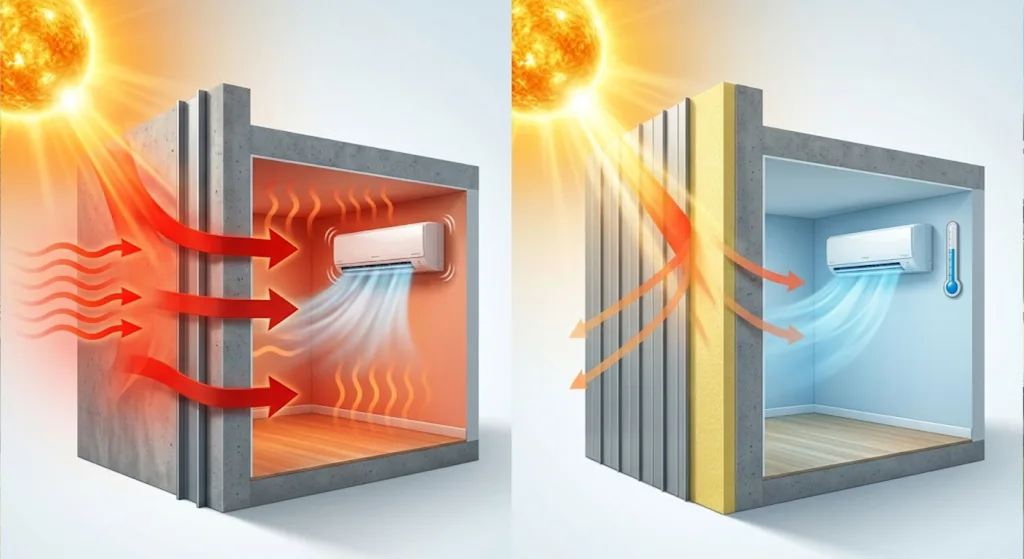 หลักการทำงานของผนัง pu โฟม