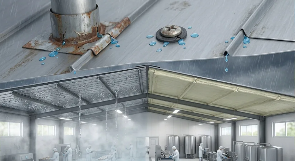 หลังคารั่วเกิดจากอะไรได้บ้าง